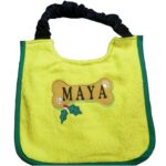 Holiday Personalized Christmas decorative bone dog bib