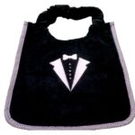 Tuxedo dog bib