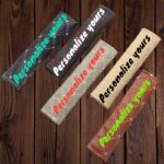 Faux Leather seat Belt Covers (Pair) personalized with name