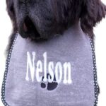 Name with paw bib