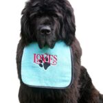 Loves & paw dog bib - customize your own