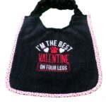 I’m the best Valentine dog bib
